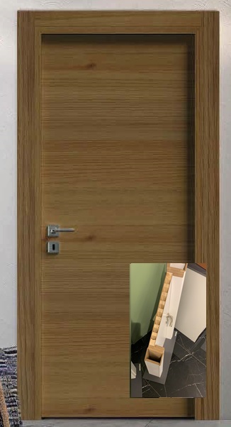 MELAMIN AHSAP IZGARA DOLGU KAPI (URT)