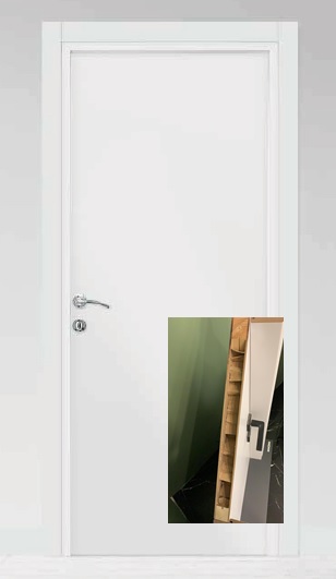 CPL LAMINANT DUZ RENK MUKAVVA DOLGU KAPI (URT)