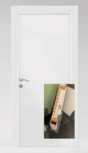 CPL LAMINANT DUZ RENK AHSAP IZGARA DOLG KAPI (URT)