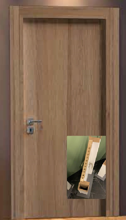 HPL LAMINANT AHSAP DESEN-TAM DOLGU KAPI (URT)