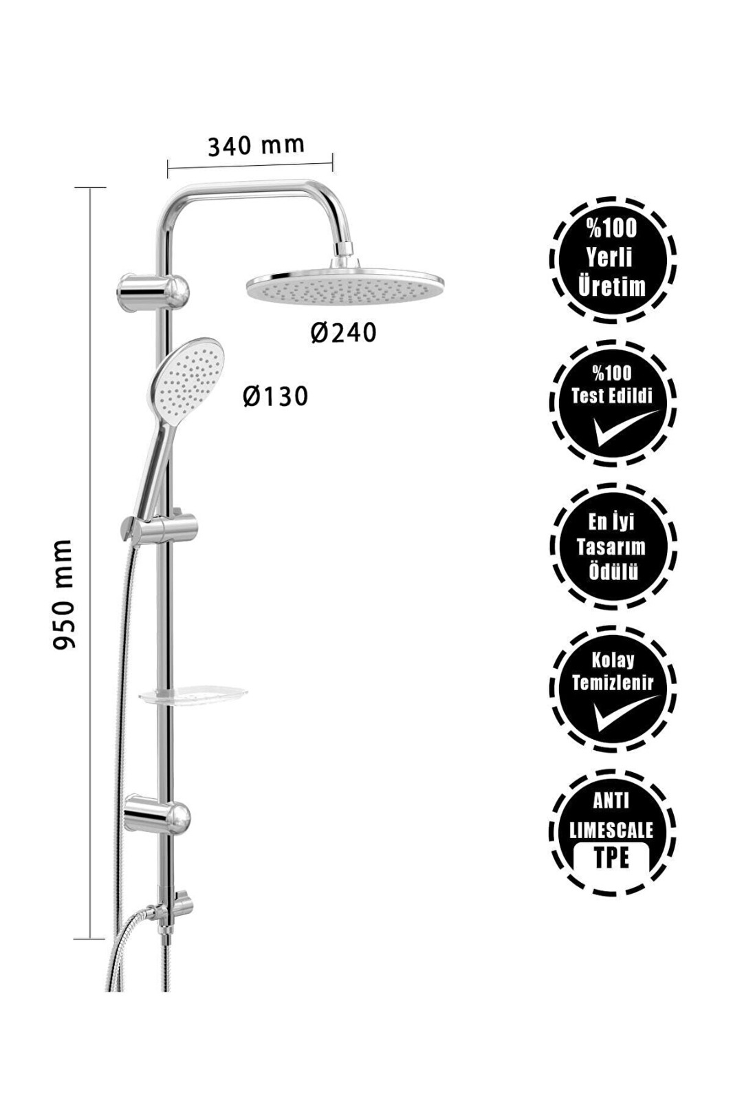 DELUXE CHOREME RAIN DUS SETI