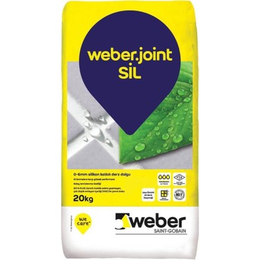 WEBER JOINT SIL SIS GRI 20 KG DERZ DOLGU